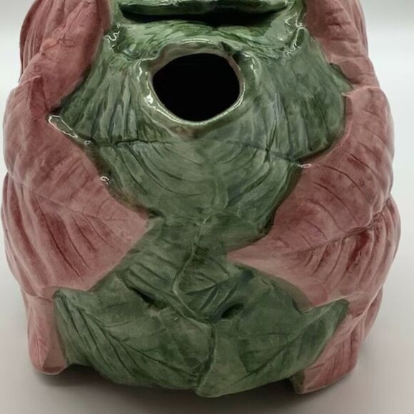 COPY - Omnibus Poinsettia Teapot from Fitz and Floyd tea pot discontinued rare … - Picture 5 of 10